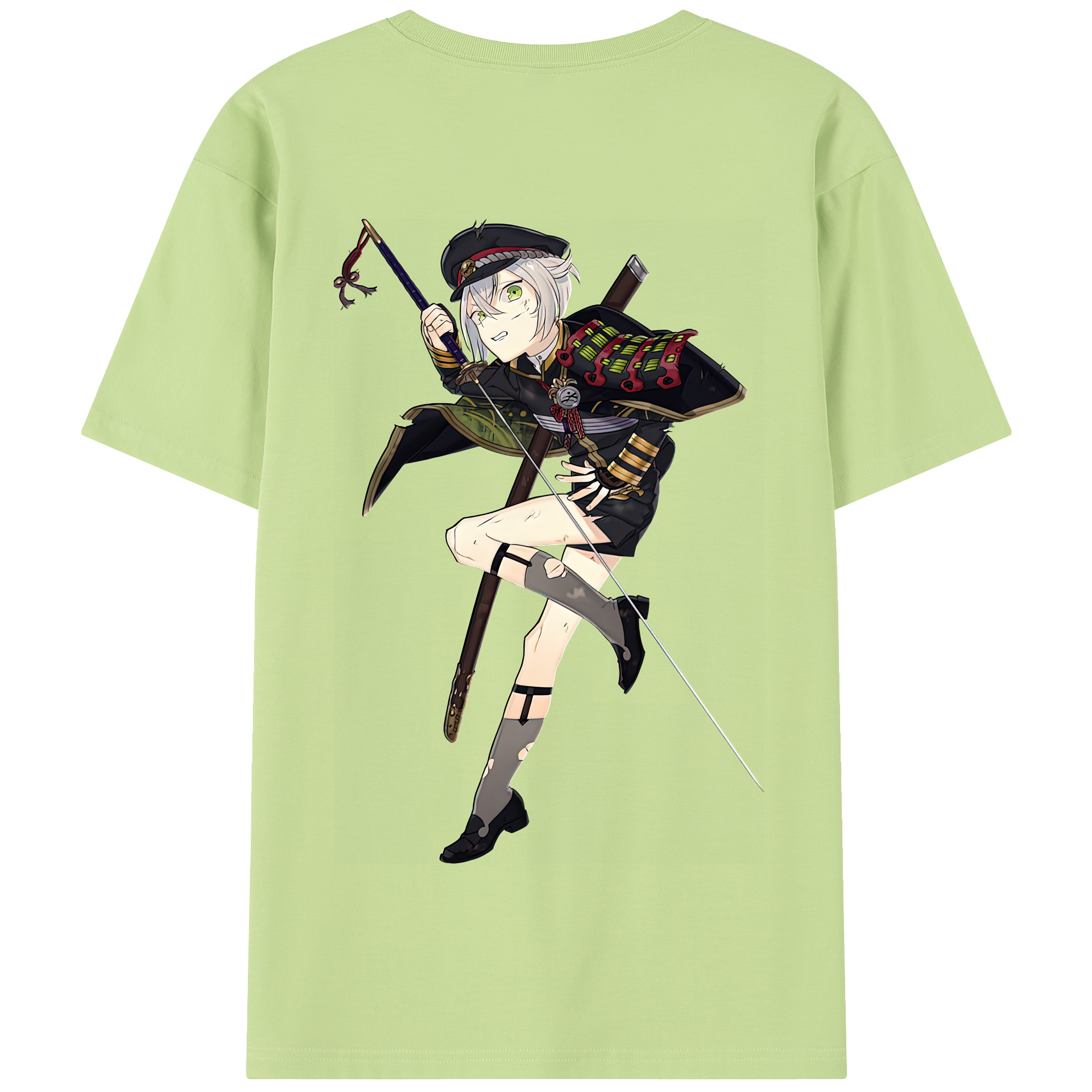 （画像用） 刀剣乱舞 Touken Ranbu 綿100％半袖Tシャツ（背面プリント）